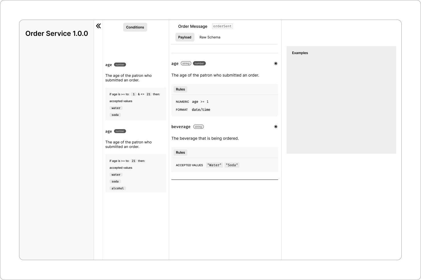 Collapsible Conditions Tab