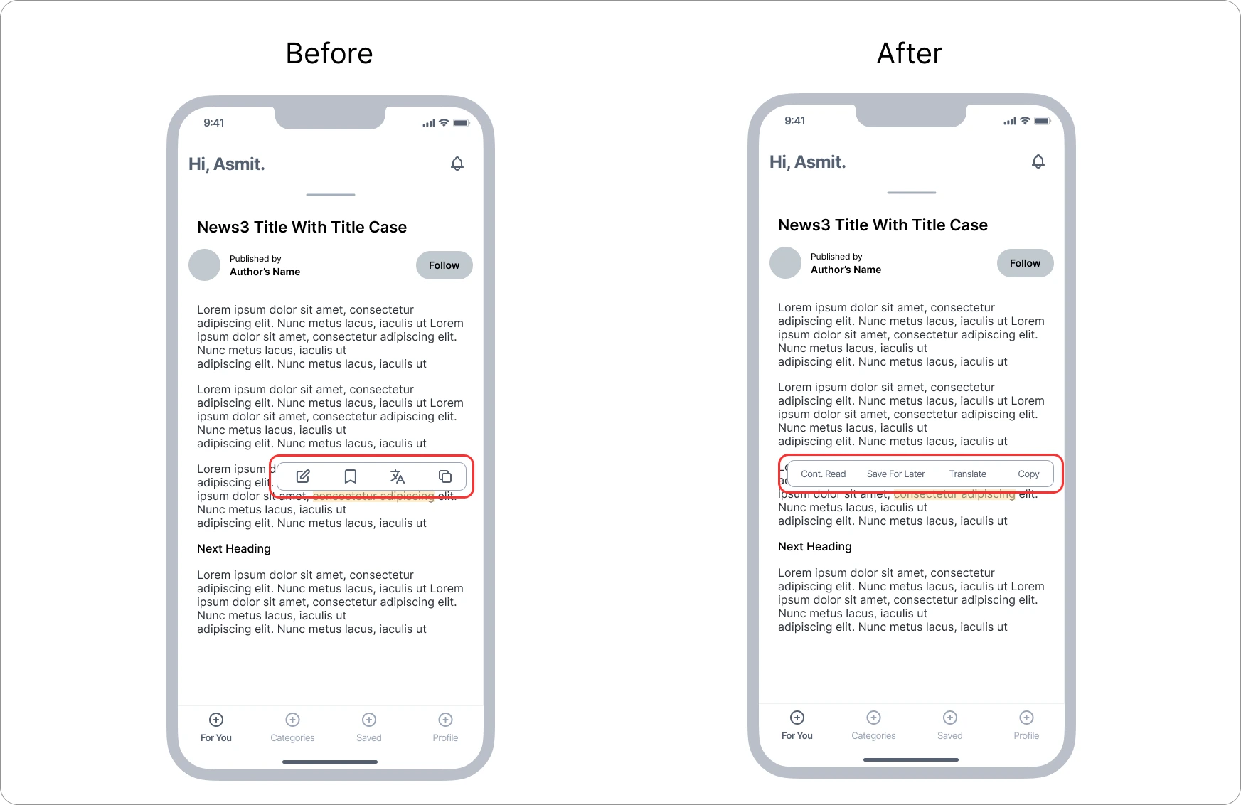 Inline Bookmark with Text