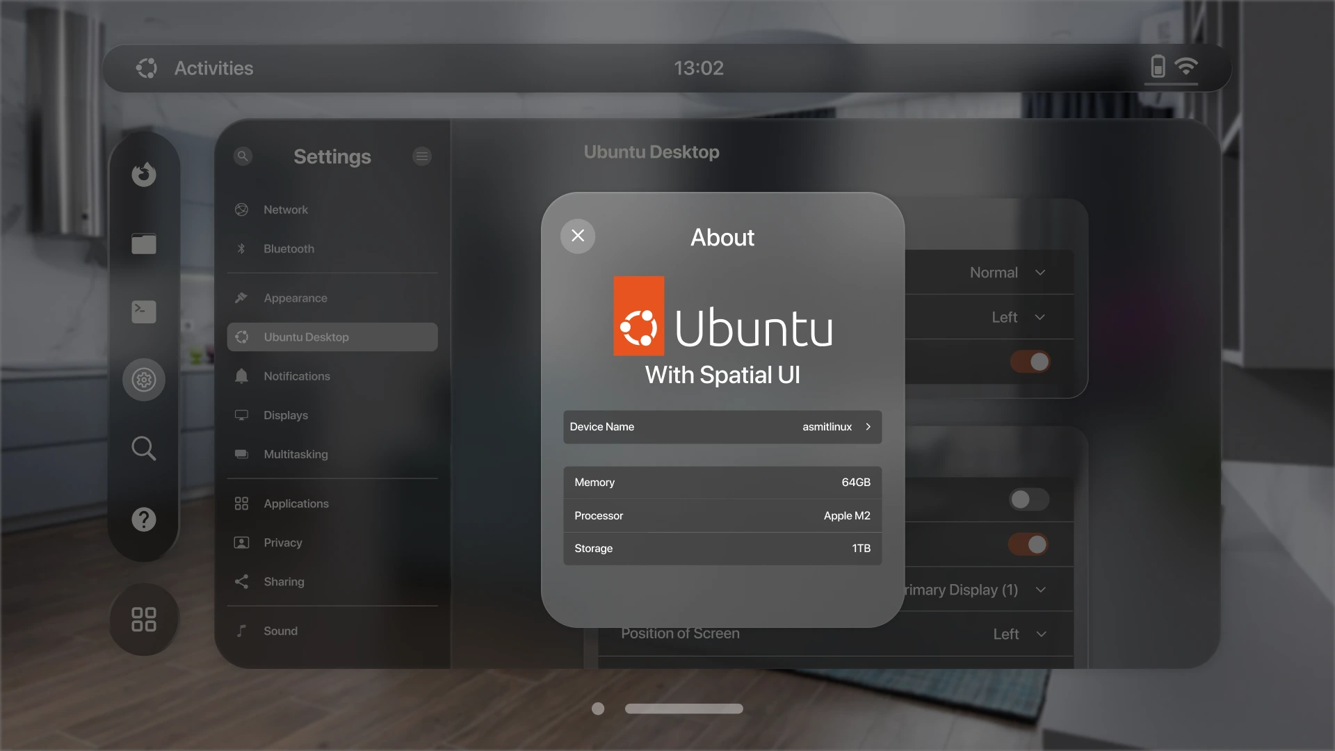 Settings with overlay final design